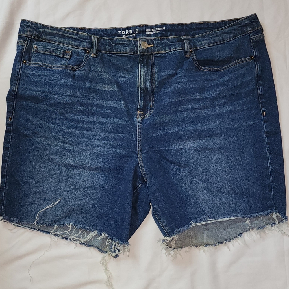 Torrid Blue Jean Shorts
